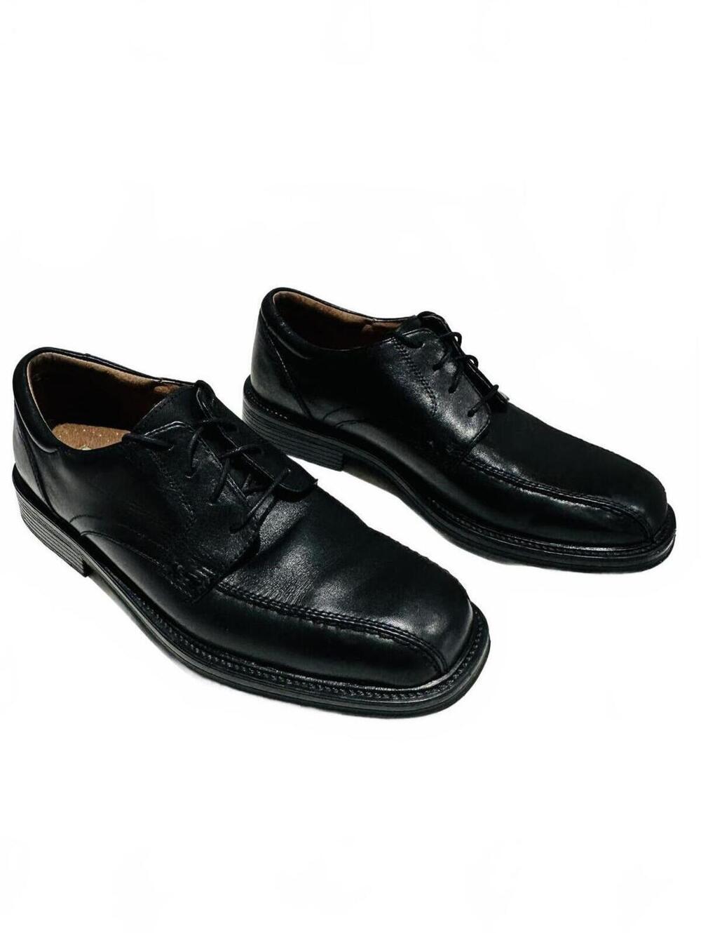 Bostonian Men's Black Leather Lace-Up Dress Shoes Size 8M
